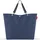 Herringbone Shopper Synthetik Dark Blue