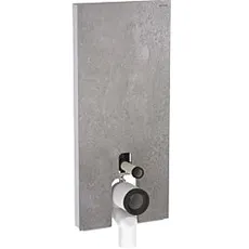 Bild Monolith Stand-WC-Modul 131233JV5 Bauhöhe 114cm, Front betonoptik, Seite aluminium