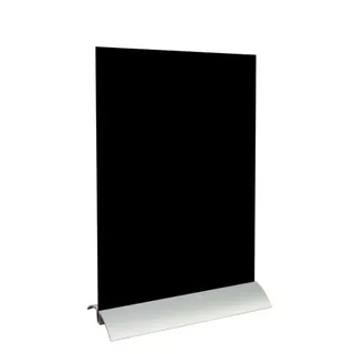 Securit A4 Silhouette Kreidetafel mit Aluminium Fuß Inclusive Kreide Stift