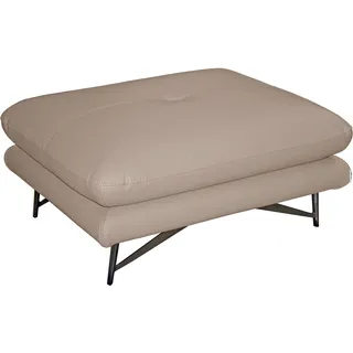 Calia Italia Hocker Cezanne Leder 90 x 42 x 70 cm Beige