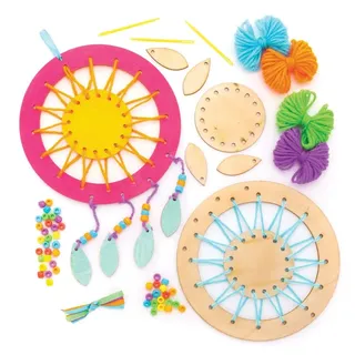 Baker Ross Traumfänger Kit, Traumfänger für Kinder zum Erstellen, Personalisieren und Anzeigen für Kunsthandwerksaktivitäten (6er-Pack)