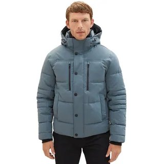 TOM TAILOR Herren Winterjacke mit Abnehmbarer Kapuze