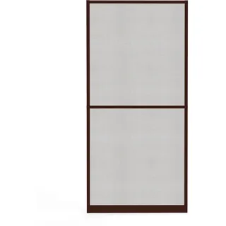 Hecht Insektenschutz-Tür Alu-Türbausatz 100 x 210 cm Braun