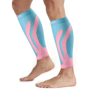 CAMBIVO Wadenbandage 2 Paar, Kompressionsstrümpfe Damen Herren, Stützstrümpfe, Thrombosestrümpfe Damen Herren, Kompressionssocken, Waden Kompression für Sport, Laufen, Schwellung, Erholung