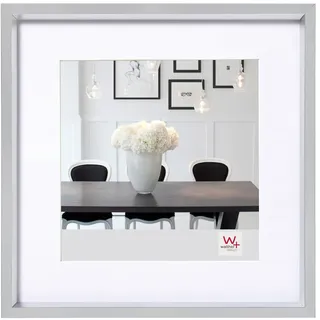 walther design Steel Style modern silber 30x30 cm 2er Set