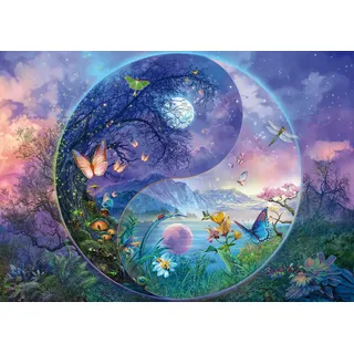 Schmidt Spiele 58593 Yin & Yang, Fantastische Insektenwelt, Silvia Christoph, 1000 Teile Puzzle