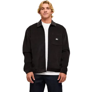 Bomberjacke QUIKSILVER "DNA Surf Harrington", Herren, Gr. S, braun (tarmac), Obermaterial:100% Walkfrottier;, Jacken Bomberjacke