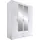 Drehtürenschrank Karl 159 x 196 x 54 cm Weiß