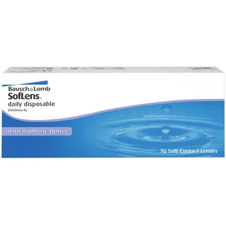 Bausch + Lomb SofLens daily disposable Tageslinsen, sphärische Kontaktlinsen, weich, 30 Stück BC 8.6 mm / DIA 14.2 / -4.25 Dioptrien