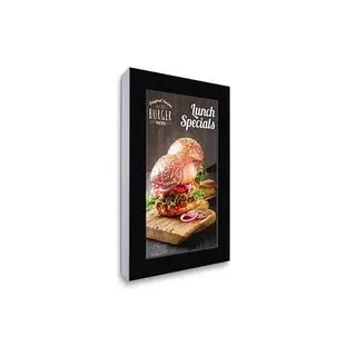 Showdown® Displays Digitales Wandpanel LED-Display mit Rahmen, schwarz, 138,0 cm (55 Zoll)