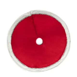 COM-FOUR® Premium Weihnachtsbaumdecke zum Schutz vor Tannennadeln - runde Christbaumdecke für den Weihnachtsbaum - Unterlage für Tannenbaum