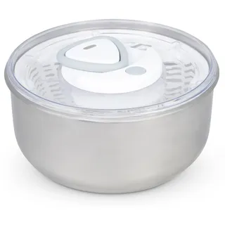 Zyliss Easy Spin 2 Salatschleuder 6 L Edelstahl Weiß