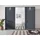 Schwebetürenschrank OTELI 278 x 233 x 68 cm Grau