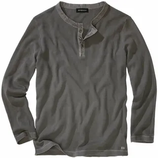 Ausreißer-Henley Grau M