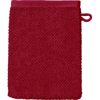 Ross SELECTION Waschhandschuh 16 x 21 cm rot