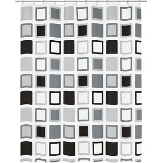 KLEINE WOLKE Duschvorhang Clipper 200 x 120 cm grau