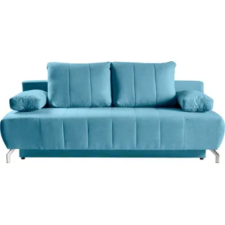 werk2 Woltra 2-Sitzer Sofa und Schlafcouch mit Federkern & Bettkasten