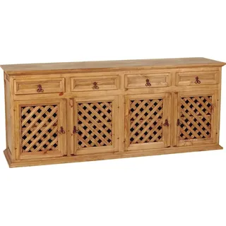 Mexico Sideboard Massivholz Pinie  Mexiko Möbel Mexikanisch