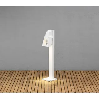 Konstsmide Wegeleuchte Aluminium 100,0 cm inkl. Bewegungsmelder weiß