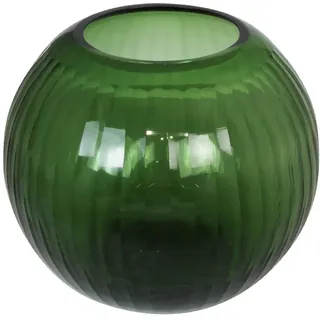 Kaheku Vase Portillio Optik kugel grün 29Ø 28h
 1265001087