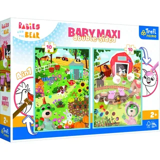 Trefl Puzzle Baby MAXI Tierbabys 2x10 TeileMix