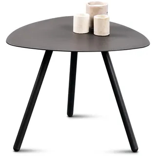 M2 Kollektion Beistelltisch Mira 1 Metall Grau Anthrazit