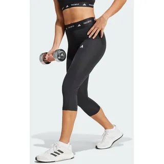 adidas Techfit Capri Leggings Schwarz XS