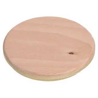 WECK 121454 Holzdeckel 80mmØ Buche für WECK Gläser - Braun