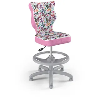 Raumhirsch Furniture Kinderstuhl Petit mit Fußstütze , Rosa , Textil , Quadratisch , 66x96x66 cm , Babymöbel & Kindermöbel, Babyzimmer, Kindersessel & Kindertische