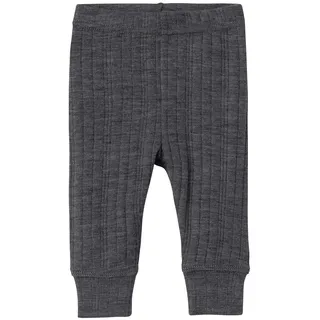 NAME IT Baby - Jungen Nbmwang Wool Ne.longjohn Soli Noos Xxiii Bodys für Baby Jungen, Iron Gate, 56 EU