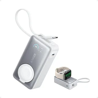 MagGo Powerbank 10.000mAh für Apple Watch Aurora White