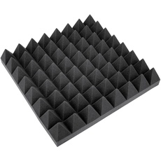 OMNITRONIC Accoustic Foam, Pyramid 100mm, 50x50cm