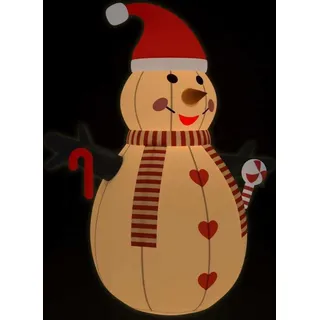 vidaXL Aufblasbarer Schneemann mit LEDs 360 cm