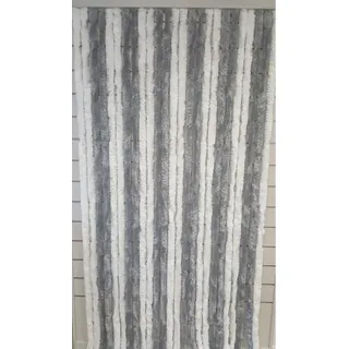 Türvorhang EXPLORER Gr. 100, weiß, Gardinen, 200cm, Hakenaufhängung, 100cm, Chenille, Polypropylen, Türvorhang, B:100cm H:200cm
