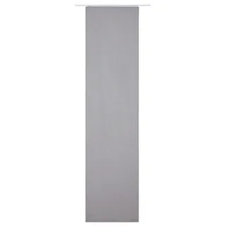 ELBERSDRUCKE Lino Schiebevorhang Klettband 245 x 60 cm Grau