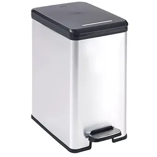 Curver DECO SLIM BIN 25 l Silber