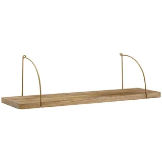 Wohnling Wandregal 80 x 25 x 22 cm Braun