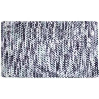 Linea Due Punto Badteppich 70x120 cm hellgrau