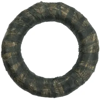 DekoPrinz Strohkränze mit Vlies, 1 Stück | ø 45 cm Durchmesser | 8 cm Stärke | Strohrömer, Türkranz, Deko-Kranz, Kranz-Rohling, Strohring