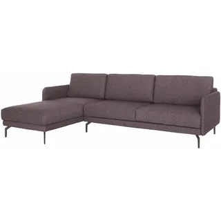 Creation BY ROLF BENZ Ecksofa »CR.450, Designecksofa, L-Form« Armlehne sehr schmal, Breite 274 cm, Alugussfuß Umbragrau, lila