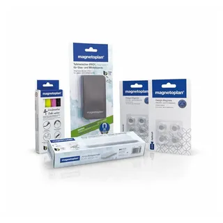 Magnetoplan Glas-Magnettafel Zubehör-Set 14 Teile