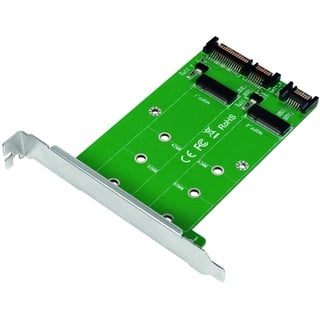 Logilink PC0086 - Dual M.2 SATA SSD Adapter