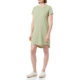 Vero Moda Women's VMSASHAMILLA SS Sweat Dress NOOS Kleid, Reseda, M