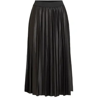 VILA Faltenrock Damen Schwarz 36