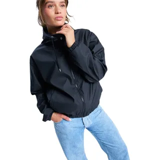 Roxy Wait For Me", Damen, Gr. M anthrazit, 100% Polyurethan, Jacken Regenjacke