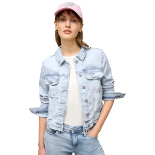 Street One Studio Damen 2117546 Jeansjacke mit Brusttaschen und Knöpfen (1er Pack)