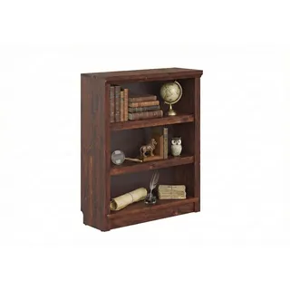 Standregal OTTO HOME "Soeren Regal Bücherregal B/T/H: 80/29/97 cm", dunkelbraun, B:80cm H:97cm T:29cm, Massivholz, Regale, Standregal, massive Kiefer, FSC-zertifiziert