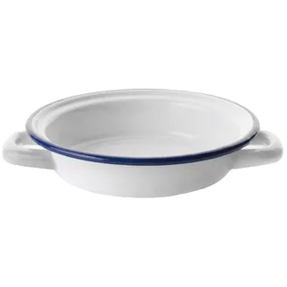Levitantes Emaillierter Eierteller 14 cm, weiß, ideal zum Servieren und Präsentieren von Eiern beim Frühstück und Brunch.