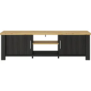 Gami Sequoia TV-Board 200 x 60 cm Schwarz Holzwerkstoff