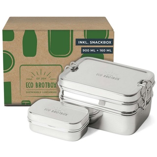 Eco Brotbox Dabba Magic mit Snackbox (900ml)